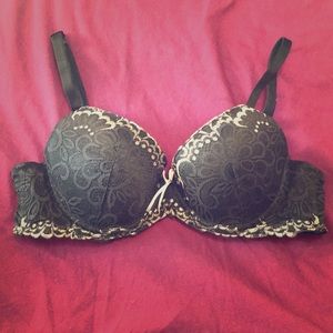 Black Lace Bra